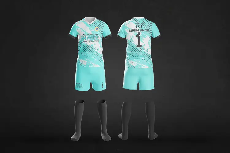 Autoglas Hase TSV Rohrdorf Full Custom Fußballtrikot Torhüter