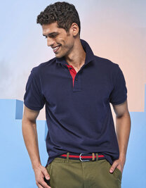 Men´s Classic Fit Contrast Polo