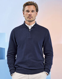 Men´s Cotton Blend 1/4 Zip Sweater