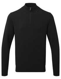 Men´s Cotton Blend 1/4 Zip Sweater (Hover)