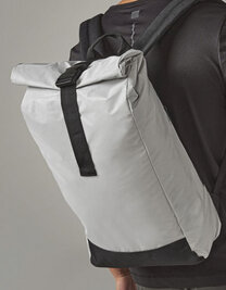 Reflective Roll-Top Backpack