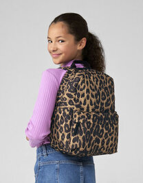 Leopard Print Mini Backpack