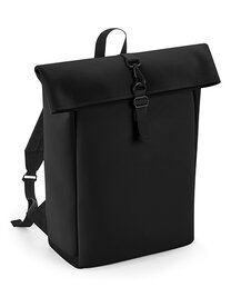 Matte PU Roll-Top Backpack (Hover)