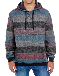 Printed Striped Marl Pullover (Hover)
