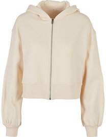 Ladies Short Oversized Zip Jacket (Hover)