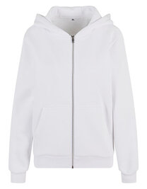 Ladies Fluffy Zip Hoody (Hover)