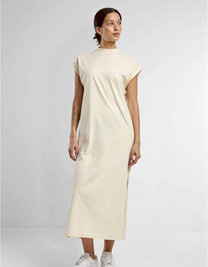 Ladies Long Extended Shoulder Dress