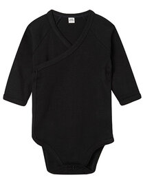 Baby Long Sleeve Kimono Bodysuit (Hover)