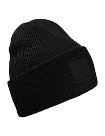 Deep Cuffed Tonal Patch Beanie (Hover)