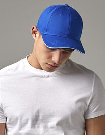 EarthAware® Classic Organic Cotton 6 Panel Cap - Sandwich Peak