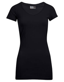 Women´s Slim Fit V-Neck-T Long (Hover)