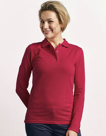 Women´s Heavy Polo Long Sleeve