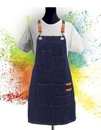 Kinderlatzschürze Denim