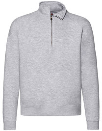 Premium Zip Neck Raglan Sweat (Hover)