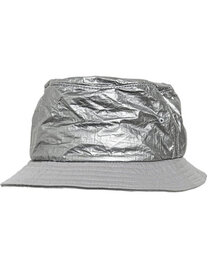 Crinkled Paper Bucket Hat