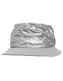 Crinkled Paper Bucket Hat (Hover)