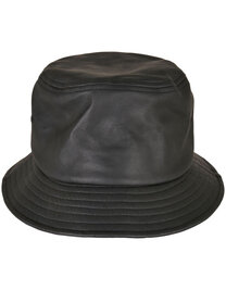 Imitation Leather Bucket Hat