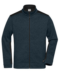 Men´s Knitted Workwear Fleece Jacket -STRONG- (Hover)