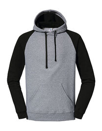 Nublend® Colour-Block Raglan Hooded Sweatshirt (Hover)