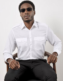 Men´s Tailored Fit Pilot Shirt Long Sleeve