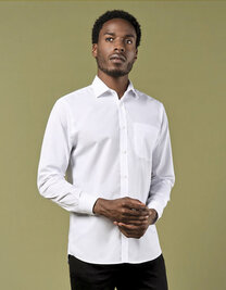Men´s Tailored Fit Poplin Shirt Long Sleeve