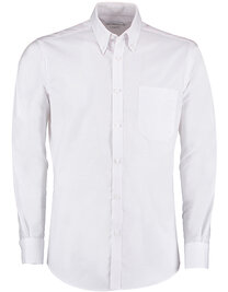 Men`s Slim Fit Workwear Oxford Shirt Long Sleeve (Hover)