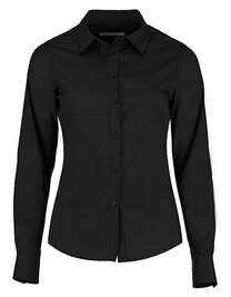 Women´s Tailored Fit Poplin Shirt Long Sleeve (Hover)