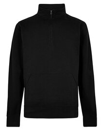 Regular Fit 1/4 Zip Pique Sweatshirt (Hover)