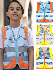 Children´s Safety Vest Action Vehicle Fun CO² Neutral
