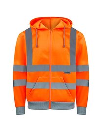 Hi-Vis Workwear Hooded Sweat-Jacket Galway (Hover)