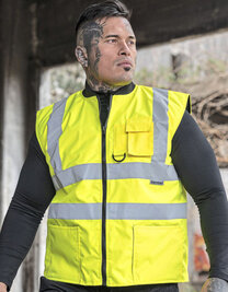 Hi-Vis Reversible Safety Bodywarmer Ural 2-in-1