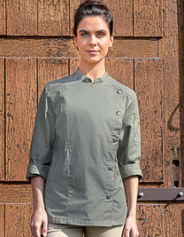 Damen Kochjacke Jeans-Style