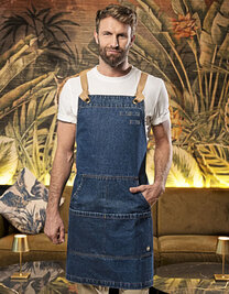 Latzschürze Denim Urban-Style