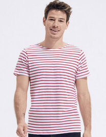 Men´s Round Neck Striped T-Shirt Miles