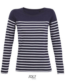 Women´s Long Sleeve Striped T-Shirt Matelot (Hover)