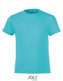 Kids´ Round Collar T-Shirt Regent Fit (Hover)