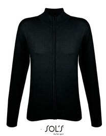 Women´s Zipped Knitted Cardigan Gordon (Hover)