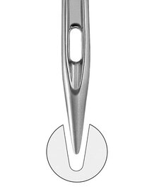 Nadeln 75er mit halbrunder Spitze (100 Stück)