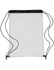 Transparent PVC Drawstring Backpack
