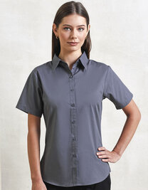 Women´s Poplin Short Sleeve Blouse