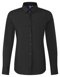 Women’s Long Sleeve ‘Recyclight’ Poplin Shirt (Hover)