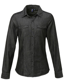 Women´s Jeans Stitch Denim Shirt (Hover)