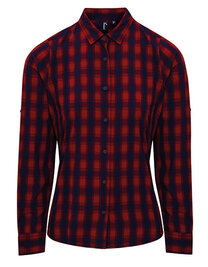 Women´s Mulligan Check Cotton Long Sleeve Shirt (Hover)