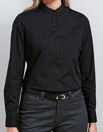 Women´s Banded Collar Grandad Shirt (Hover)