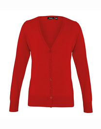 Women´s Button Through Knitted Cardigan (Hover)