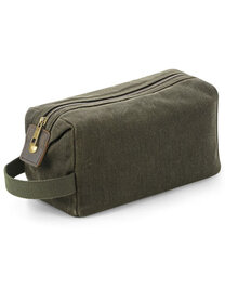 Heritage Waxed Canvas Wash Bag