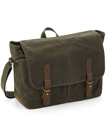 Heritage Waxed Canvas Messenger (Hover)