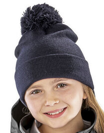 Junior Pom Pom Beanie