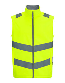 Hi-Vis Pro Contract Ablaze Softshell Bodywarmer (Hover)