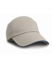 Herringbone Cap With Sandwich Peak (Hover)